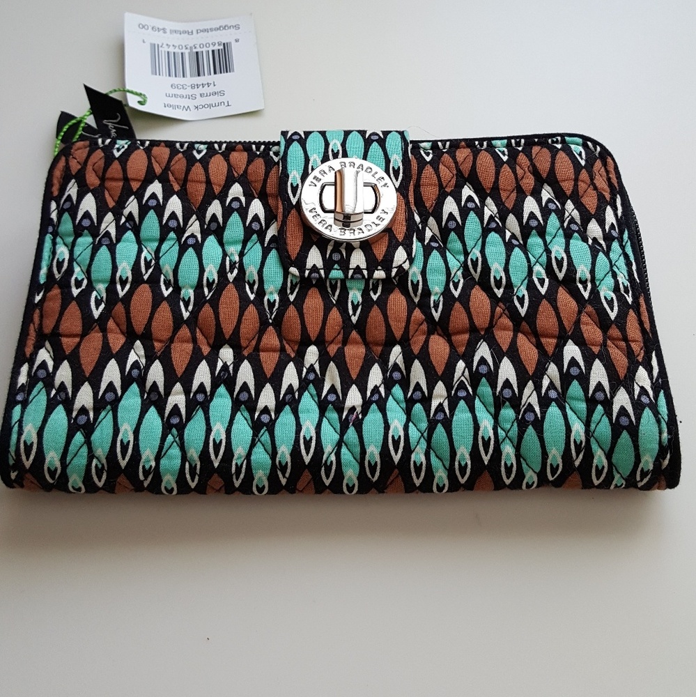 Vera Bradley Turnlock Wallet - NWT